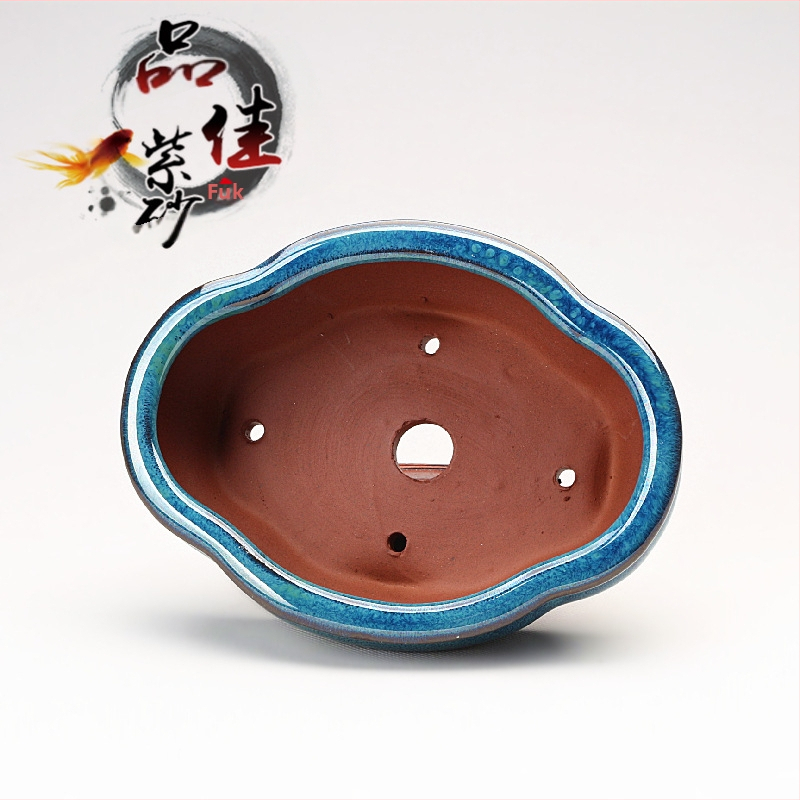 Цветарник Purple Sand - дишащ, ръчна изработка, устойчив на деформации, здрав, за бюро и под