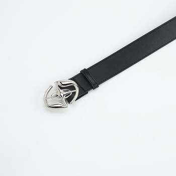 Női farmeröv - dekoratív, sokoldalú mindennapi öv sima ötvözet csattal, műbőr, szélesség 2-4 cm