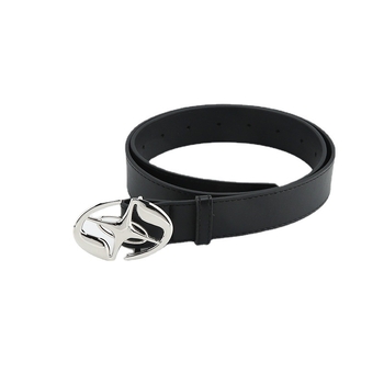 Női farmeröv - dekoratív, sokoldalú mindennapi öv sima ötvözet csattal, műbőr, szélesség 2-4 cm