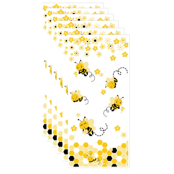 Bičių saldainių maišelis, personalizuotas plastikinis pakavimo maišelis lyties atskleidimo vakarui, be logotipo, virgin medžiagų santykis 1:0