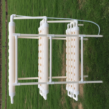 PVC csőből készült hidroponikus ültetőrendszer, padlóra álló kivitel, 3D többrészű zöldségállvány, egyszerű stílus, kézzel készített, Xinnong zöldséges kert márka