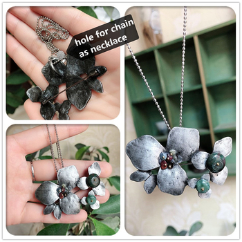 Καρφίτσα από κράμα, Unisex Ρετρό μοτίβο φύλλου, Ηλεκτροπλατινισμένο φινίρισμα, BB072212