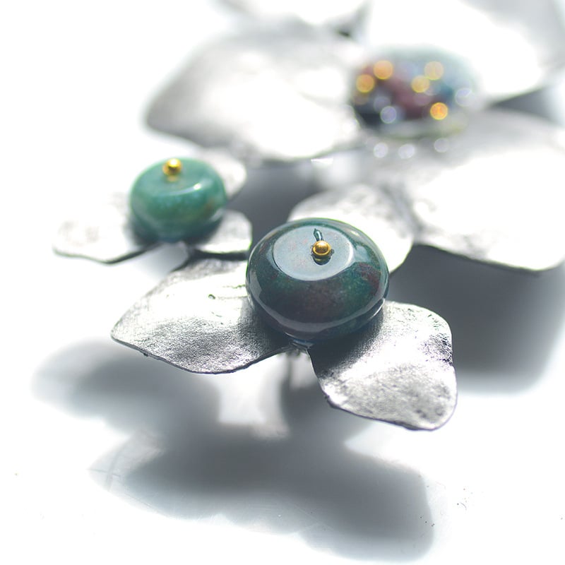 Καρφίτσα από κράμα, Unisex Ρετρό μοτίβο φύλλου, Ηλεκτροπλατινισμένο φινίρισμα, BB072212