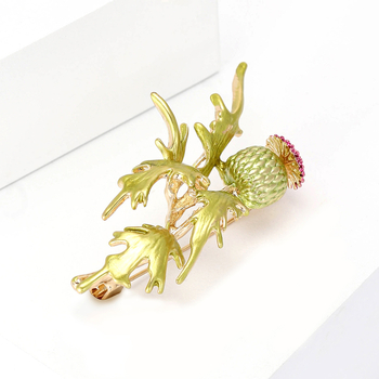 Καρφίτσα από κράμα με σμάλτο σε σχήμα κυρίας-λουλουδιού, διακοσμητικό, κομψό στυλ, φθινοπωρινή συλλογή 2024