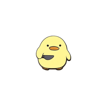 Gojo καρφίτσα από κράμα ψευδαργύρου – μικρή κίτρινη πάπια σε στυλ Ίνς, φινίρισμα με σταγόνες λαδιού, διακοσμητικό αξεσουάρ