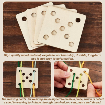 Σετ ξύλινο χειροποίητο αργαλειό – boxwood, καρτούν στυλ, γενική χρήση