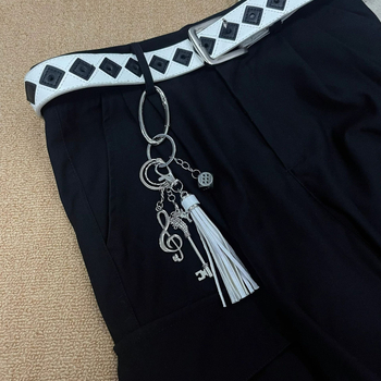 Táskadísz tassel motívummal, óceán ihletett dizájn (Anyag: ötvözet; Stílus: INS stílus, táskadísz; Kiadás: 2025 tavasza; Stílus besorolás: személyes tendencia)