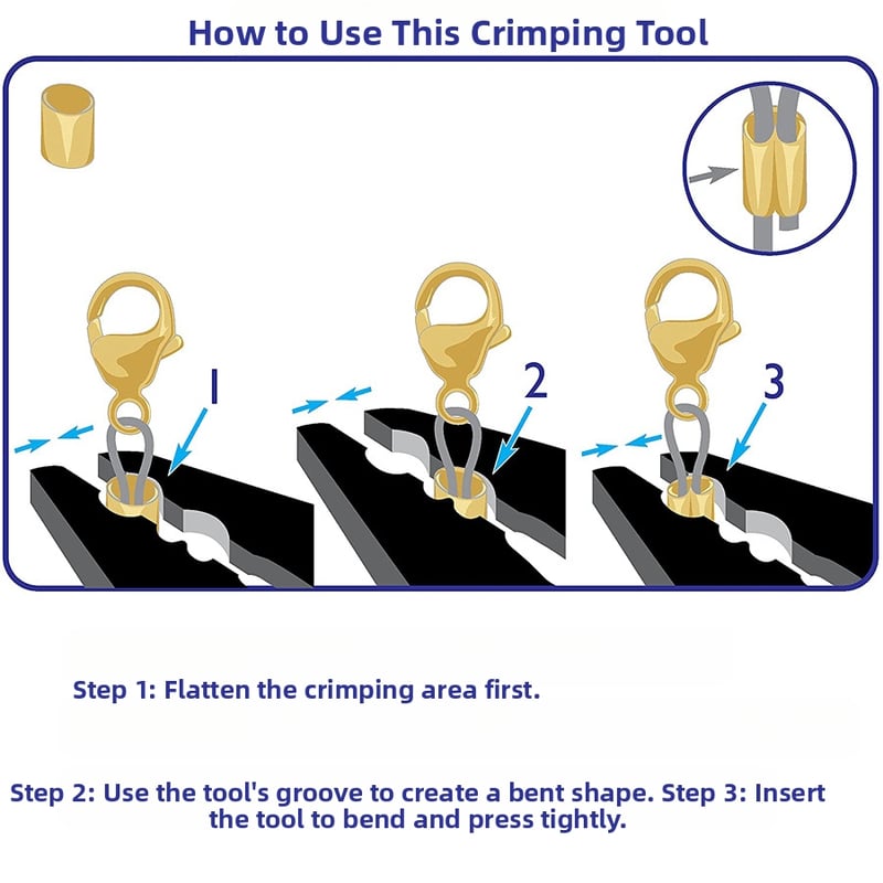 Ювелирни клещи за мъниста – остроносни, глава 50 мм, тегло 77 g, DIY инструмент за изработка на бижута с мъниста