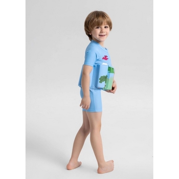 Μαγιό για αγόρια με πλωτικότητα, ολόσωμο με κοντό μανίκι, 3-5 ετών, ύφασμα 85% πολυεστέρας με επένδυση 15% πολυεστέρας, βάρος 220 g