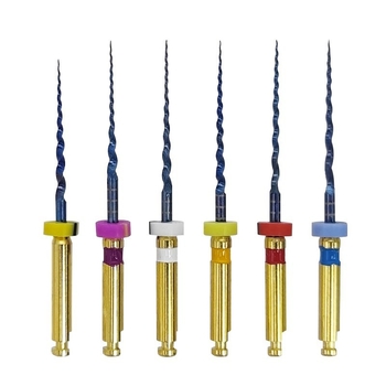 Οδοντιατρικό φάιλ ριζικού σωλήνα από νικέλιο-τιτάνιο με μεγάλο κωνικό προφίλ, M3 μηχανικό διαστολέα βελόνας, συμβατό με θερμοενεργοποιούμενο μοτέρ