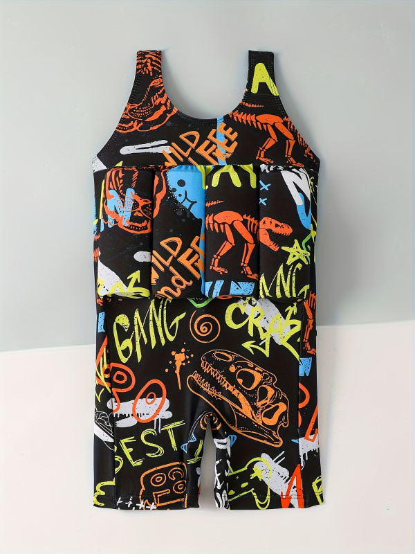 Gyermekeknek készült egyrészes fürdőruha úszás edzéséhez – poliészter 82%, stílus: briefs