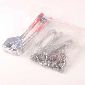 Ólompecsét fogó készlet ólompecséttel és vezetékével – modellek QF-10008 és 10015.5, csomagoláshoz, krimp kapcsolattal, anyag: ólom, súly: 0,55 kg