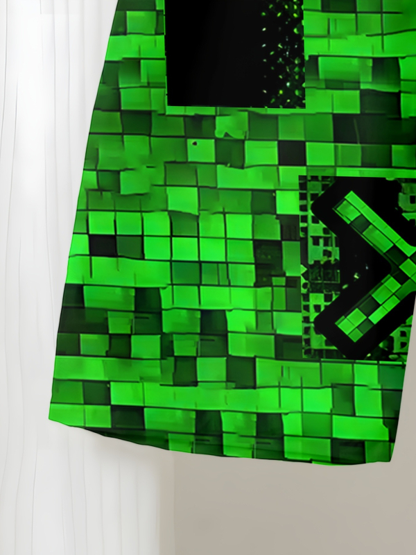 Detské plavkové šortky s mikroelastickým materiálom, 100% polyester, mriežkový vzor, stredný pás, pre novorodencov 0–1 rokov