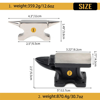Ковашка наковалня с рогов връх за DIY — тежък работен плот (рогова форма; DIY удряне; тежък работен плот; общо приложение)