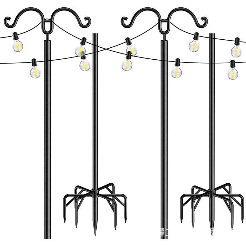 Kültéri fényfüzér oszlop – vasból, Xu Yao XY358412, gyephez, kerthez és udvarhoz, modern minimalista stílus