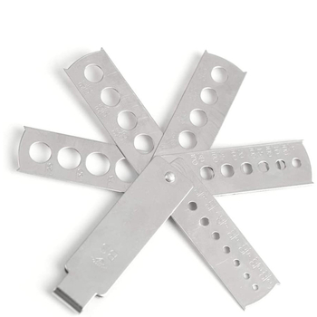 Εργαλείο μέτρησης πολύτιμων λίθων, σειρά Gem Card για μέτρηση μεγέθους λίθων, προέλευση Κίνα, μάρκα Other.