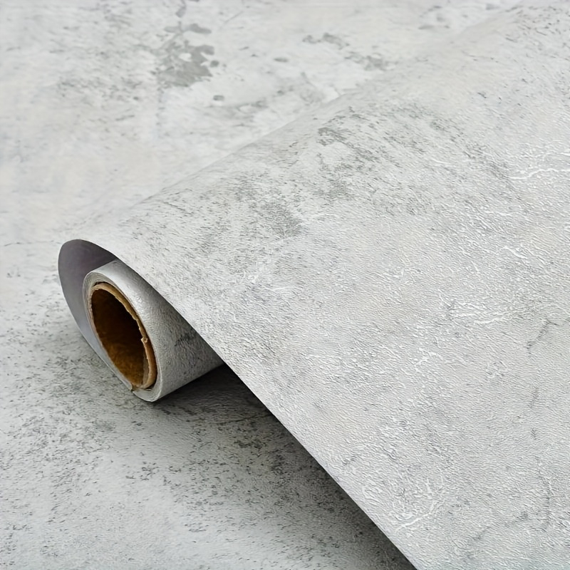 Pašlīmėjama betono stiliaus tapetė, atspari vandeniui, pelėsiui, nešvarumams, trijų sluoksnių konstrukcija, pramoninis retro sienų dekoras