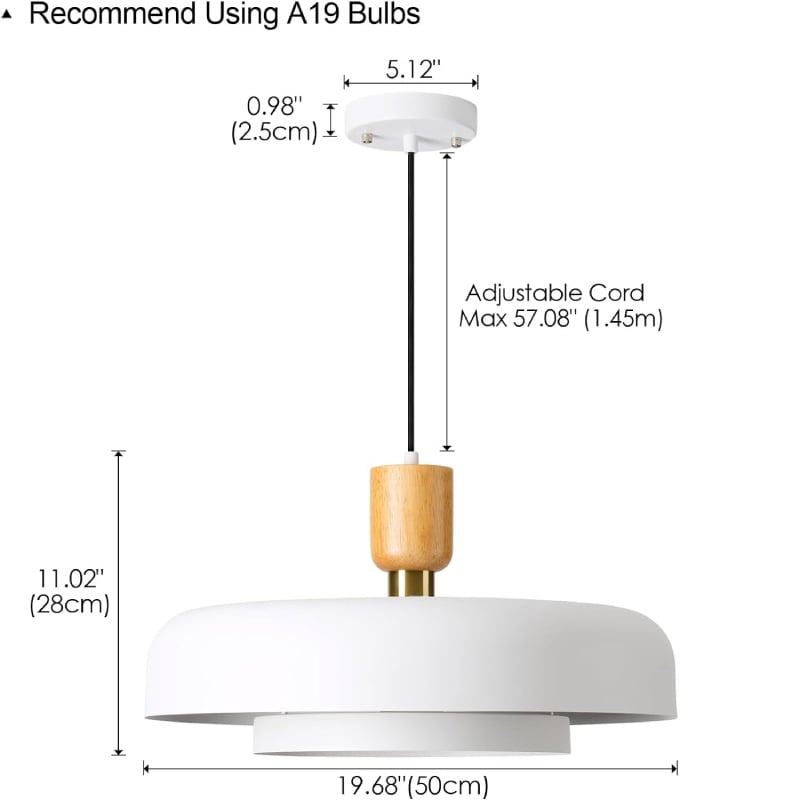 Клоновидна LED люстра с меден корпус и дървени абажури, 110V, обхват 10–15㎡, за дневна и спалня