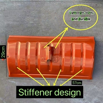 Колесна лопата за сняг – многофункционален инструмент за почистване на сняг, изработен от дебела манганова стомана