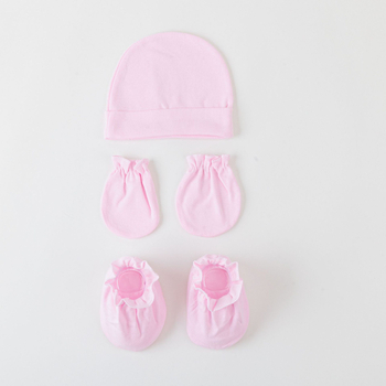 Baba három részes flip sapka készlet, pamut, kupola alakú csúcs, perem, meleg és szélvédett