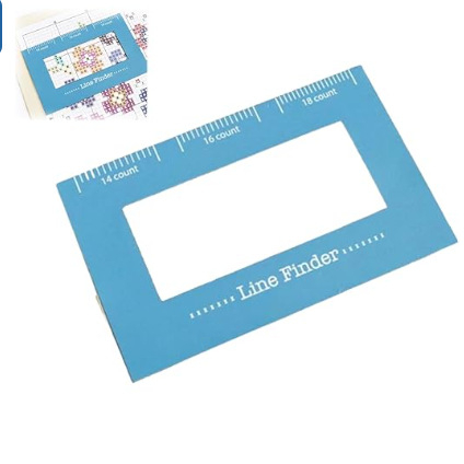 Cross Stitch Magnetic Line Finder – пластмасова линийка, 50 г, персонализируема