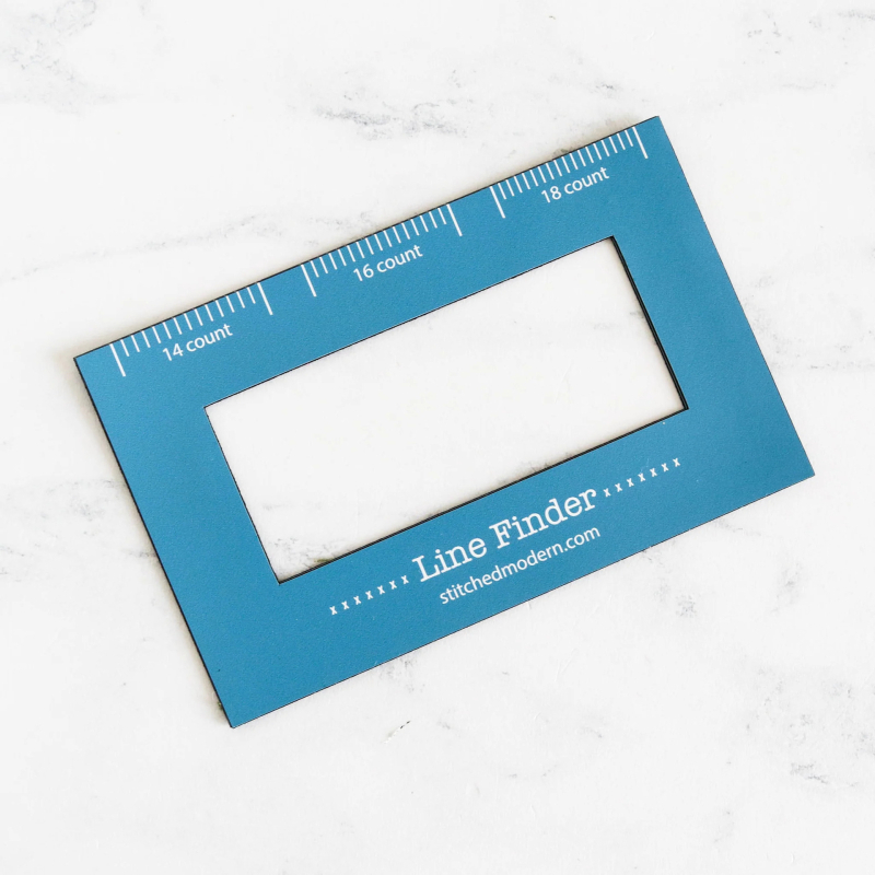 Cross Stitch Magnetic Line Finder – пластмасова линийка, 50 г, персонализируема