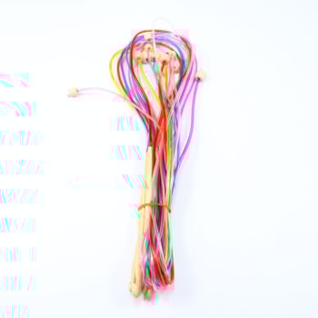 Набор крючета за плетене с мъниста, 12 чифта, в чанта за съхранение