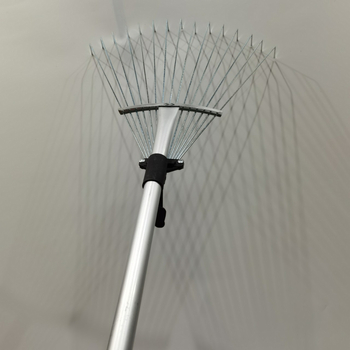 Xu zhen τηλεσκοπικό μεταλλικό ράκε για φύλλα και χόρτο – εργαλείο κήπου οικιακή χρήση