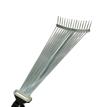 Xu zhen τηλεσκοπικό μεταλλικό ράκε για φύλλα και χόρτο – εργαλείο κήπου οικιακή χρήση