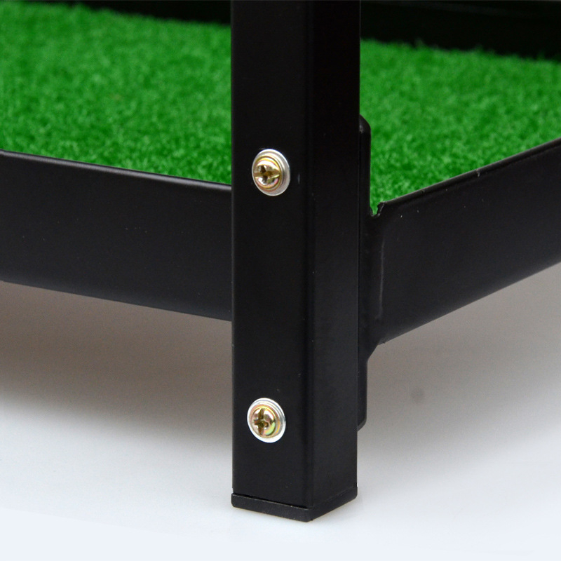 Golf klubo laikiklis, talpa 13 klubų, vidaus ir lauko naudojimui (Medžiaga: geležis ir medinė plokštė; Prekės ženklas: TTYGJ)