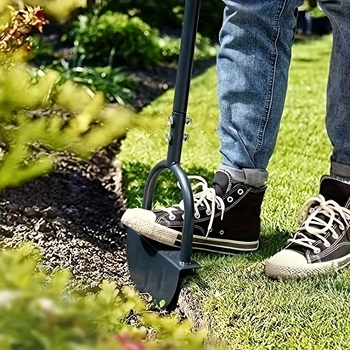 Χειροκίνητος εδιέρ με λαβή, μισοφέγγαρο κηπουρικό εργαλείο κοπής, ανοξείδωτο ατσάλι