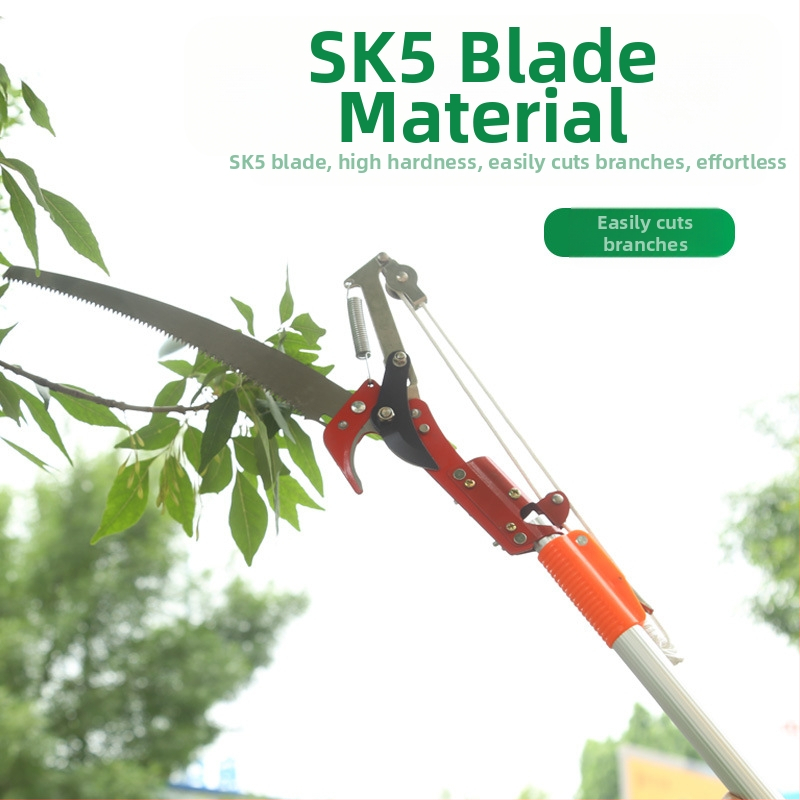 Win big štvorkoliesová ľahká rezačka na vysoké konáre s teleskopickým ramenom a pílovou čepeľou, hmotnosť 635 g