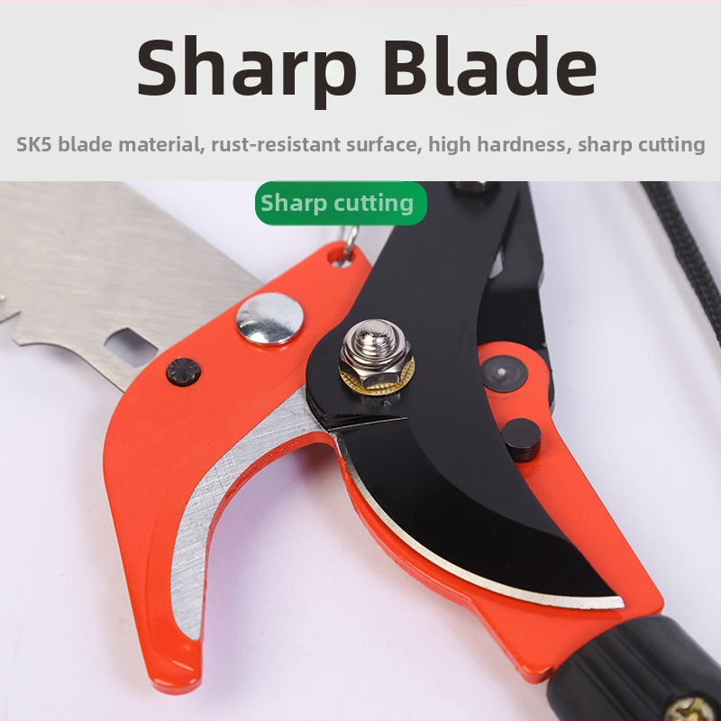 Win big štvorkoliesová ľahká rezačka na vysoké konáre s teleskopickým ramenom a pílovou čepeľou, hmotnosť 635 g