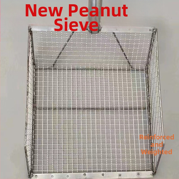 Daugiafunkcinis sodo įrankis: kukurūzų ir žemės sietas, filtras, mažoji kastuvas