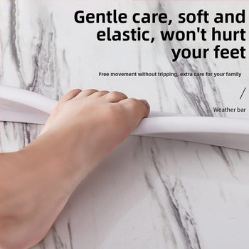 L formos PVC vonios vandens barjero juostelė sausai–drėgmei atskyrimui, slydimui atspari ir vandeniui atspari