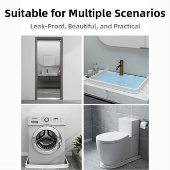 L formos PVC vonios vandens barjero juostelė sausai–drėgmei atskyrimui, slydimui atspari ir vandeniui atspari