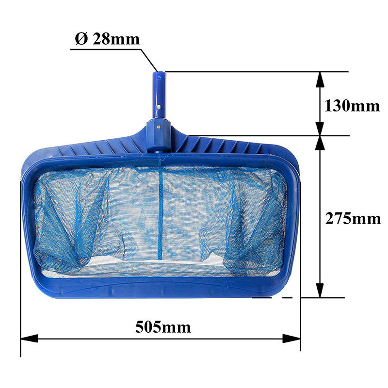 Σκούμπερ πισίνας με βαρύ εργαλείο καθαρισμού και διχτυωτή σακούλα για φύλλα (PP • Μοντέλο 04 • Φουσκωτή πισίνα)