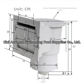 Aquaman επιτοίχιος συλλέκτης φύλλων πισίνας με στενό στόμιο