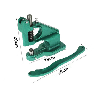Железен инструмент за монтаж на обкови и копчета – ръчен прес с висока плътност, за палта, обувки, чанти и кожа – Wang\'s Hardware
