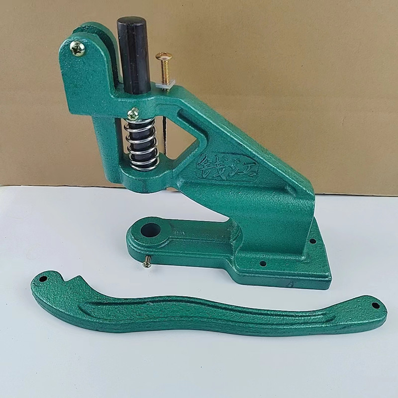 Железен инструмент за монтаж на обкови и копчета – ръчен прес с висока плътност, за палта, обувки, чанти и кожа – Wang's Hardware