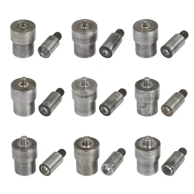 Железен инструмент за монтаж на обкови и копчета – ръчен прес с висока плътност, за палта, обувки, чанти и кожа – Wang's Hardware