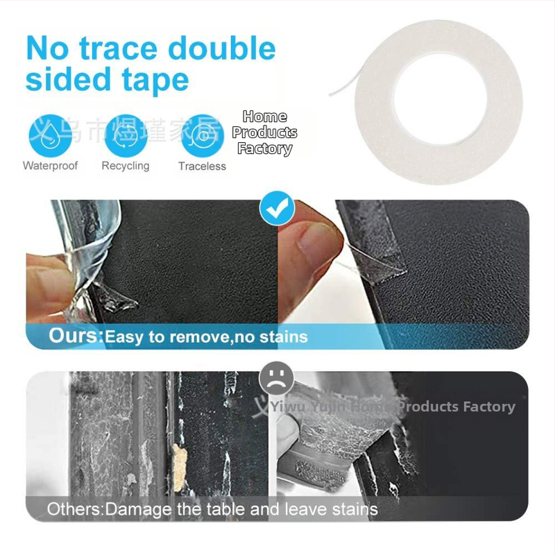 Меки прозрачно предпазители за ъгъл на маса за деца - без мирис, правоъгълна форма, комплект 50 бр.