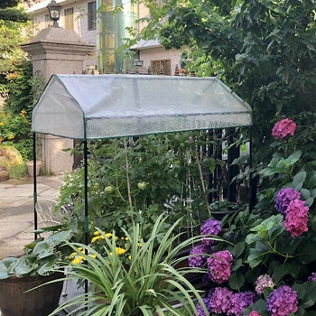 Κηπουρικό διακοσμητικό ράφι φυτών — σιδερένιο πλαίσιο με PE κάλυμμα, μάρκα Garden Life, μη εισαγόμενο