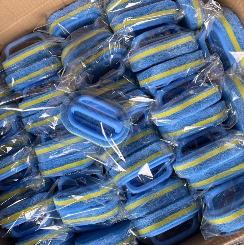 Fogantyús tisztítóecset szivaccsal, vastagított kivitelben edényekhez és tálakhoz - anyag: szivacs; súly: 0,036 kg