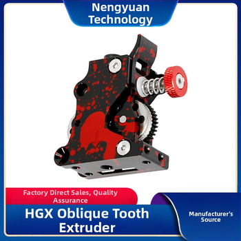 3D nyomtató extruder HGX, teljes fém, spirálfogaskerék, dupla fogaskerék, edzett acél