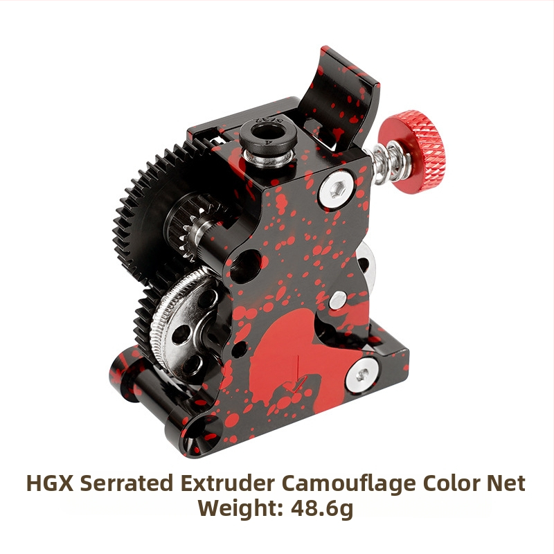 3D nyomtató extruder HGX, teljes fém, spirálfogaskerék, dupla fogaskerék, edzett acél