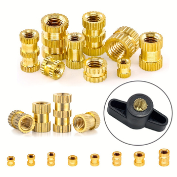 Sárgaréz csavaranya, 300 db, GB809 szabvány, Grade A, Jaybol