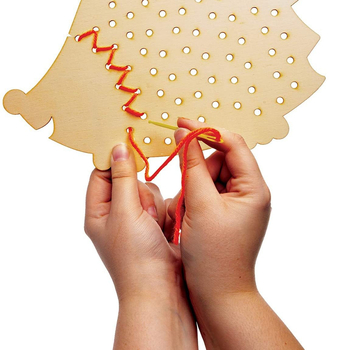 Σετ ξύλινων κρεμαστών για DIY κατασκευές με σχέδιο σκαντζόχοιρου – ξύλο Boxwood, κατάλληλο για οικιακή χρήση, δώρο σε πάρτι, μοντέρνο μινιμαλιστικό στυλ