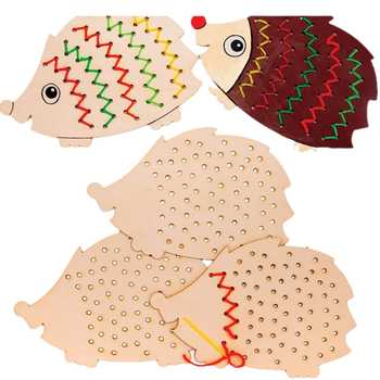 Σετ ξύλινων κρεμαστών για DIY κατασκευές με σχέδιο σκαντζόχοιρου – ξύλο Boxwood, κατάλληλο για οικιακή χρήση, δώρο σε πάρτι, μοντέρνο μινιμαλιστικό στυλ