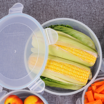 Apvalios formos užsandarinta dėžutė 3D spausdinimo filamentui, plastikas, mikrobangų krosnelė tinkama, talpa iki 300 ml